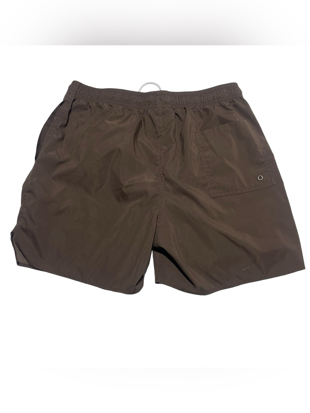 YoungLA Swim Drawstring Chocolate Brown Athletic Short Men’s Size L Gym Training - Picture 2 of 6